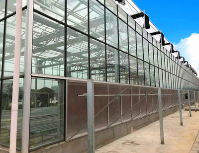 玻璃温室外翻窗